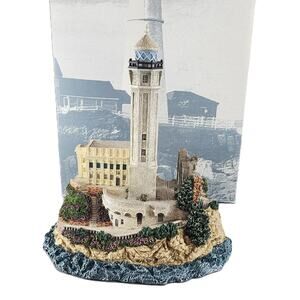 Harbour Lights Lighthouses Alcatraz Island California #417 Hand Painted